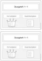 Vorschau - Arbeitsblätter - Übungsheft 1x1 (Kern- und Quadrataufgaben) - Seite 2
