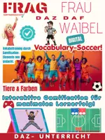 Vorschau - Spiele - Fußball Tiere und Farben ⚽ DAZ Wortschatz! Das digitale Fußball-Stadion Sek.1 - Deckblatt