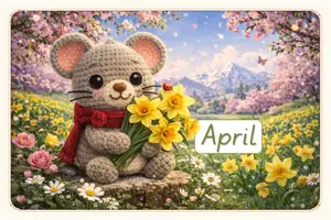 Vorschau - Poster - Klassenkalender MONATE - Kalenderblatt "APRIL" (PNG) - Seite 2