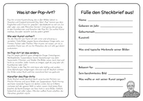 Vorschau - Stundenentwürfe - Künstlerheft James Rizzi – Pop-Art kennenlernen Klasse 3–6 -Kunstunterricht - Seite 3