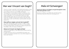 Vorschau - Stundenentwürfe - Künstlerheft Vincent van Gogh – Post-Impressionismus | Klasse 3–6 | Kunstunterricht - Seite 2