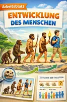 Vorschau - Arbeitsblätter - Materialpaket Entwicklung des Menschen - Seite 1