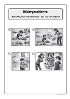 Vorschau - Unterrichtsreihen - Bildergeschichte Klasse 3/4 mit Arbeitsblättern - Seite 1