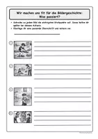 Vorschau - Unterrichtsreihen - Bildergeschichte Klasse 3/4 mit Arbeitsblättern - Seite 2