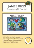 Vorschau - Unterrichtsreihen - James Rizzi Kunst Grundschule – Pop Art- fertig vorbereitet - Kunst im Sommer - Deckblatt