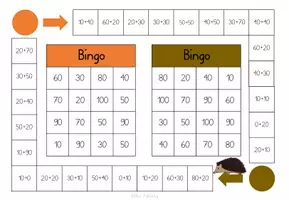 Vorschau - Spiele - Würfel Bingo Rechnen bis 100 - spielend rechnen üben - Seite 2