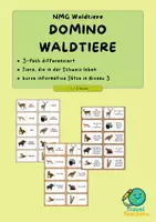 Vorschau - Spiele - Domino Waldtiere Schweiz 3-fach differenziert - Deckblatt