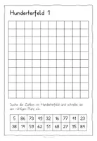 Vorschau - Arbeitsblätter - Hunderterfeld Arbeitsblätter 3- differenziert - Seite 1