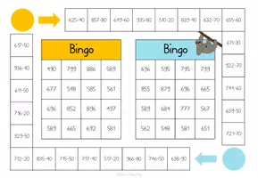 Vorschau - Spiele - Bingo Subtraktion - ZR 1000 - HZE-Z mit Übergang - Seite 2