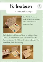 Vorschau - Fördermaterial/Inklusion - Partnerlesen Klasse 1 (wachsend) - Seite 1