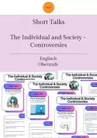 Vorschau - Arbeitsblätter - Short Talks: The Individual & Society Controversies - Deckblatt