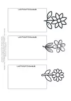Vorschau - Mal- und Bastelvorlagen - Abschiedsgeschenk, Duplo Banderole Danke sagen mit Wunschblumen - Seite 2