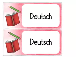 Vorschau - Präsentationen/Tafelbilder - Tagestransparenz: Stundenplan und Sonderveranstaltungen - Seite 1