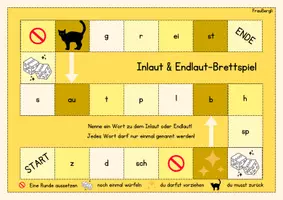 Vorschau - Spiele - Inlaut- & Endlaut-Brettspiel 1. Klasse – 3 Differenzierungsstufen - Seite 2
