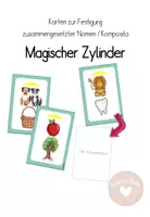 Vorschau - Spiele - Magischer Zauberhut: Zusammengesetzte Nomen / Komposita - Deckblatt
