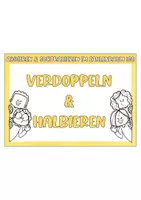 Vorschau - Unterrichtsreihen - Verdoppeln & Halbieren bis 100 – Kartei mit Legematerial (Mathe Klasse 2/3) - Seite 1