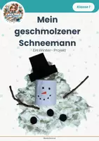 Vorschau - Stundenentwürfe - Mein geschmolzener Schneemann - Winterliches Upcycling-Projekt - Deckblatt