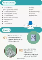 Vorschau - Stundenentwürfe - Mein geschmolzener Schneemann - Winterliches Upcycling-Projekt - Seite 1
