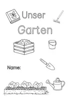 Vorschau - Arbeitsblätter - Deckblatt / Schulgarten / Inhaltsverzeichnis / Garten / KITA / GS - Seite 3