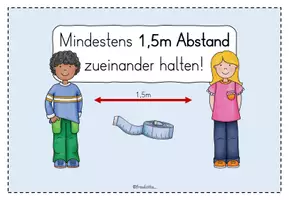 Vorschau - Poster - Hygieneregeln mit Erklärungen für die Corona Schule - Seite 1