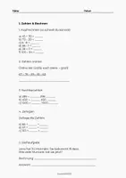 Vorschau - Arbeitsblätter - Fit für Vera 3 | VERA 3 Mathematik Blitzübungen (15 Aufgaben mit Lösungen) – Klasse 3 Arbeitsblätter Grundschule 🧮 - Seite 1