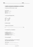 Vorschau - Arbeitsblätter - Fit für Vera 3 | VERA 3 Mathematik Blitzübungen (15 Aufgaben mit Lösungen) – Klasse 3 Arbeitsblätter Grundschule 🧮 - Seite 3
