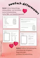 Vorschau - Stundenentwürfe - Muttertag – Miniheft Deutsch Grundschule (Klasse 1–4) | Arbeitsblätter & Bastelvorlage - zweifach differenziert - Seite 3
