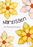 Vorschau - Mal- und Bastelvorlagen - Narzissen aus Transparentpapier - Deckblatt