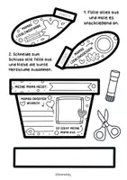 Vorschau - Arbeitsblätter - Herzblumen-Steckbrief zum Ausfüllen & Basteln - Kunst für den Muttertag - Seite 2