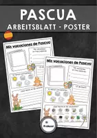 Vorschau - Arbeitsblätter - Pascua - Arbeitsblatt/Poster (Ostern) - Deckblatt