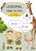 Vorschau - Spiele - Ich habe wer hat | Tiere im Zoo | Spiel | Sachunterricht - Deckblatt