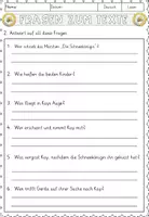 Vorschau - Arbeitsblätter - Die Schneekönigin (Hans Christian Andersen), Lesen und verstehen Arbeitsblätter mit Lesetext, Fragen - Seite 3