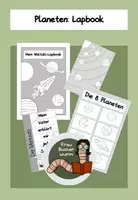 Vorschau - Arbeitsblätter - Planetenprojekt: Ein Lapbook gestalten - Deckblatt