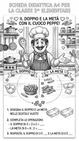 anteprima - Esercizi - matematica dello chef numerino (moltiplicazioni) - Pagina di copertina