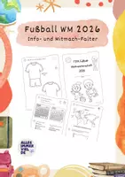Vorschau - Arbeitsblätter - Fußball WM 2026 - Info- und Mitmach-Falter - Deckblatt