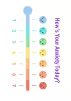 Aperçu - Feuilles d'exercices - Anxiety Scales & Coping Strategies Pack - Page 2