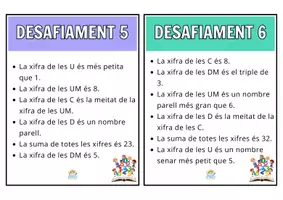 Vista previa - Hojas de trabajo - Desafiaments nombres de 5 xifres - página 3