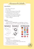 Vorschau - Mal- und Bastelvorlagen - Fußball-WM 2026 - Fensterdeko zur Weltmeisterschaft basteln - Kunst Grundschule Klasse 2-4 - Seite 2