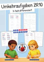Vorschau - Arbeitsblätter - Wachsendes Paket - Einführung in den Zahlenraum 10 (differenzierte Arbeitsblätter) - Seite 1