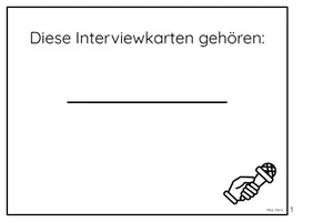 Vorschau - Arbeitsblätter - Interviewkarten Wochenende + Arbeitsblatt - Seite 2