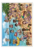 Vorschau - Arbeitsblätter - Bildbeschreibung kreatives Schreiben Sommer Wimmelbild - Seite 2