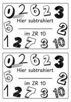 Vorschau - Mal- und Bastelvorlagen - MATHE BASISPAKET Zahlenraum 10 - Klasse 1 - Seite 2