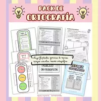 Vista previa - Hojas de trabajo - PACK ORTOGRAFÍA - Portada