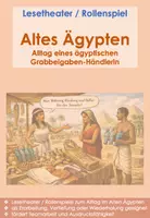 Vorschau - Arbeitsblätter - Lesetheater / Rollenspiel Altes Ägypten: Grabbeigaben / Leben im Jenseits (Klasse 5-6; DaZ-geeignet) - Deckblatt