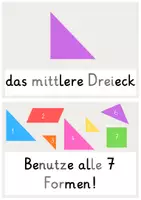 Vorschau - Arbeitsblätter - Tangram SOB/Wortspeicher/Regeln Visualisierung Kl.1 - Deckblatt