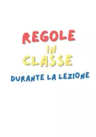 anteprima - Poster - Materiale per il sostegno: regole della scuola - Pagina 1