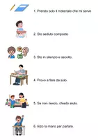 anteprima - Poster - Materiale per il sostegno: regole della scuola - Pagina 2