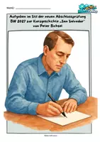 Vorschau - Arbeitsblätter - „San Salvador“ (Peter Bichsel) – Abschlussprüfung Deutsch 2027 - Deckblatt