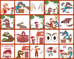 Vista previa - Juegos / Gamificación - Contes tradicionals a través de la robòtica: La Caputxeta - página 1
