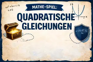 Vorschau - Arbeitsblätter - Quiz Quadratische Gleichungen - Deckblatt